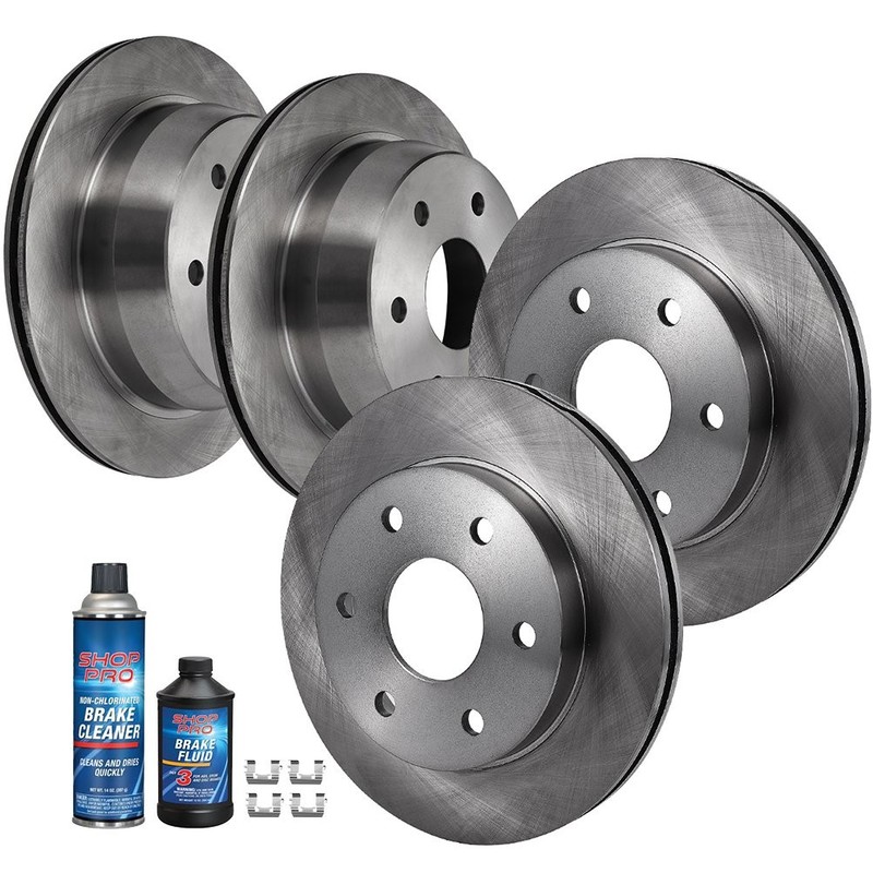 Front & Rear Brake Discs Rotors Fit For Chevrolet Silverado 1500 5.3L 1999-2007