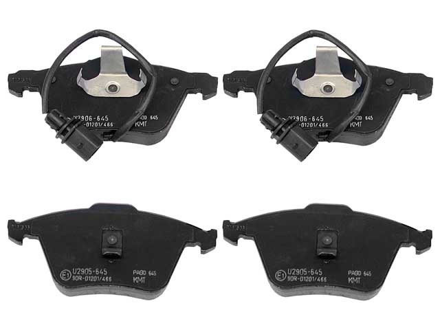 1 X 4B0-698-151 AD Brake Pad Set-HELLA BRAKE SYSTEMS