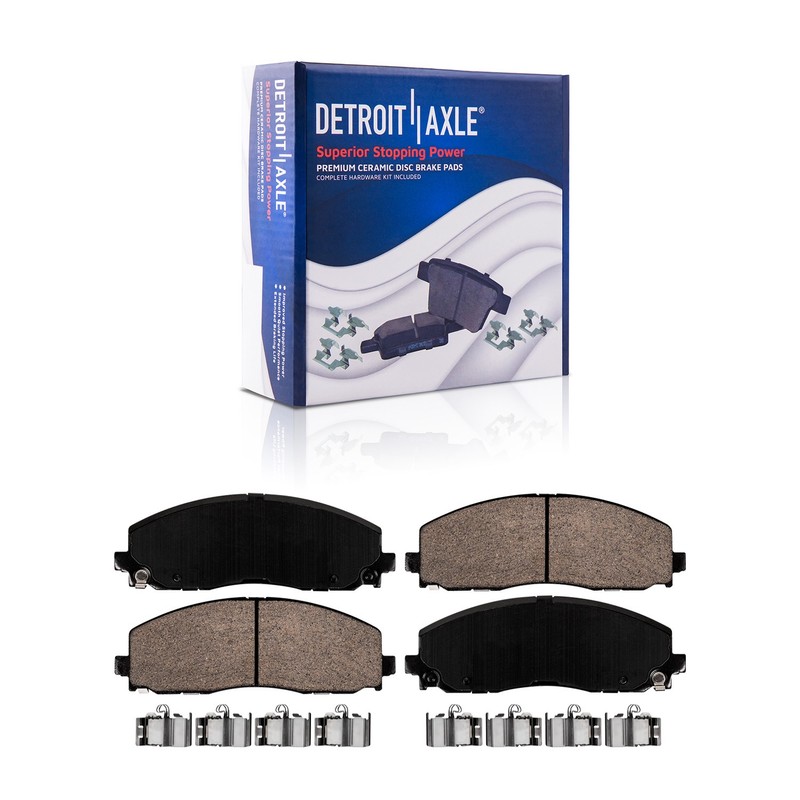 10pc Front Rear Drilled Disc Rotors Brake Pads for 2017 - 2020 Chrysler Pacifica gallery