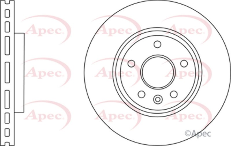 Brake Disc Front CPO Fits Vauxhall Astra 2009-2015 13502045 gallery