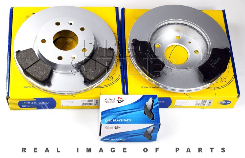 FRONT AXLE BRAKE SET DISCS AND PADS FOR LAND ROVER COMLINE ADB0873 ADC1309V