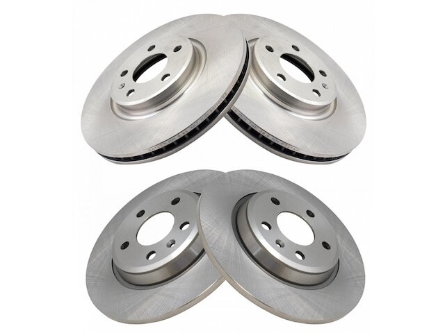 Front and Rear Brake Rotor Set For 2009-2017 Audi Q5 2.0L 4 Cyl 2014 WX563HN