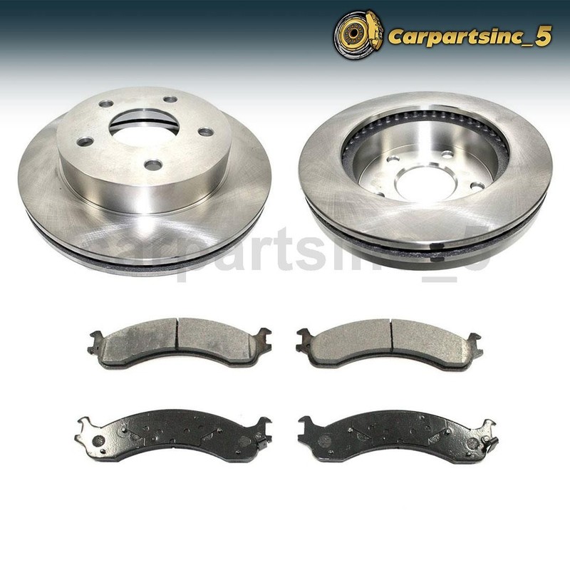 Brake Pad Brake Rotor Front Fits 2000-2001 Dodge Ramcharger