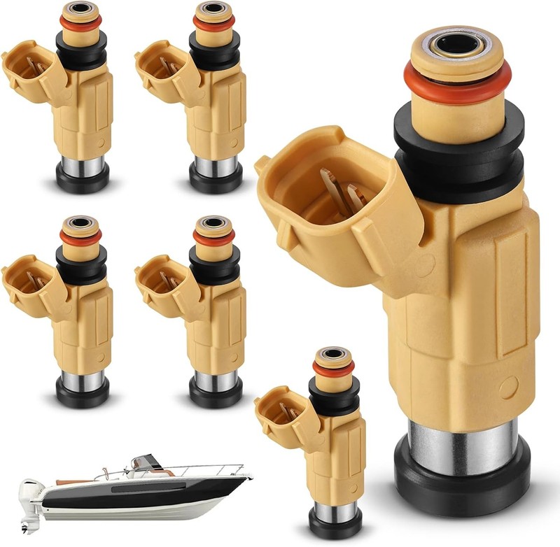 6PCS Fuel Injectors Fits Mitsubishi Lancer 2.0L 2002-2003 Dodge Stratus 2.0L