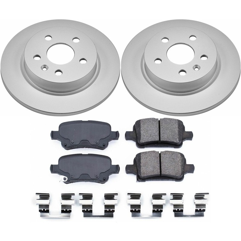 Powerstop 276mm Front 268mm Rear Brake Discs & Pads Kit for 2016 Chevrolet Cruze gallery