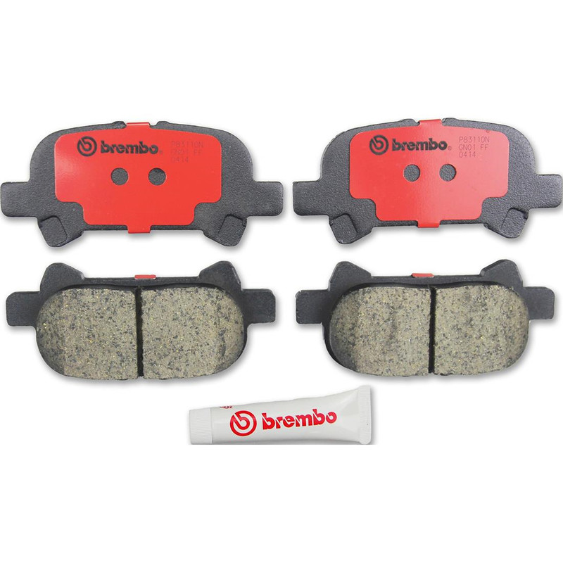 Brembo Rear Brake Kit Ceramic Pads and Brake Rotors For Toyota Avalon 2000-2003 gallery