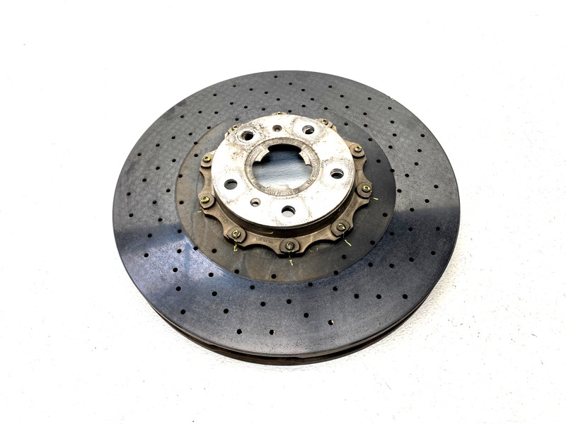 13 14 PORSCHE CAYENNE GTS FRONT LEFT CARBON CERAMIC BRAKE ROTOR OEM C0.08