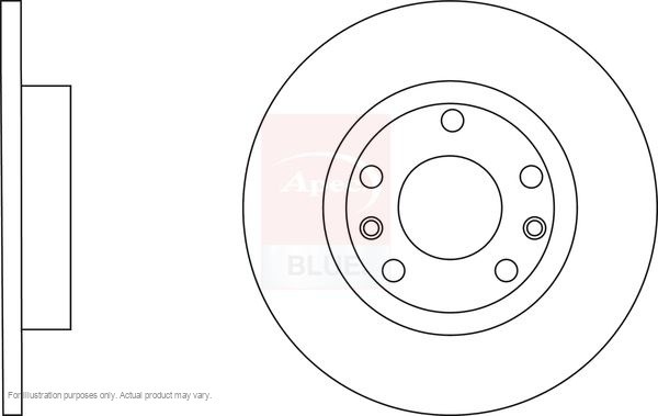 2x APEC Rear Brake Discs For TOYOTA PROACE CITY Box Body/ 75kW/102HP/1499cc gallery