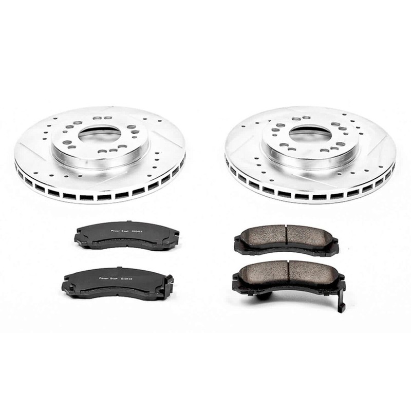 K802 Powerstop 4-Wheel Set Brake Disc and Pad Kits Front & Rear for Galant Talon gallery