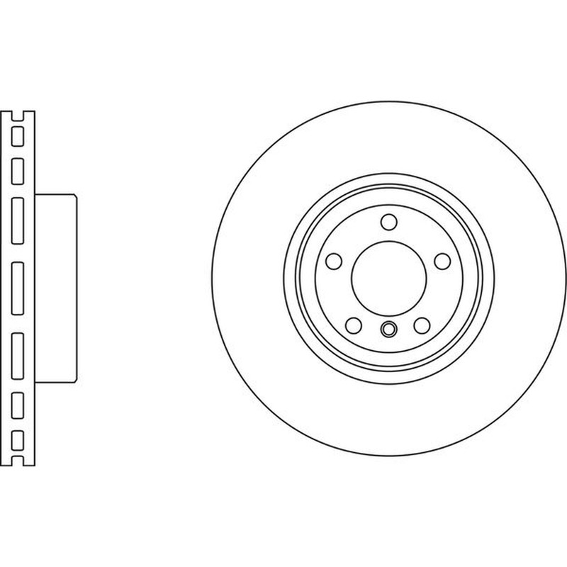 Apec Blue Brake Disc Front SDK6854 Fits BMW 1 Series 2 Series 3 Series 4 Series