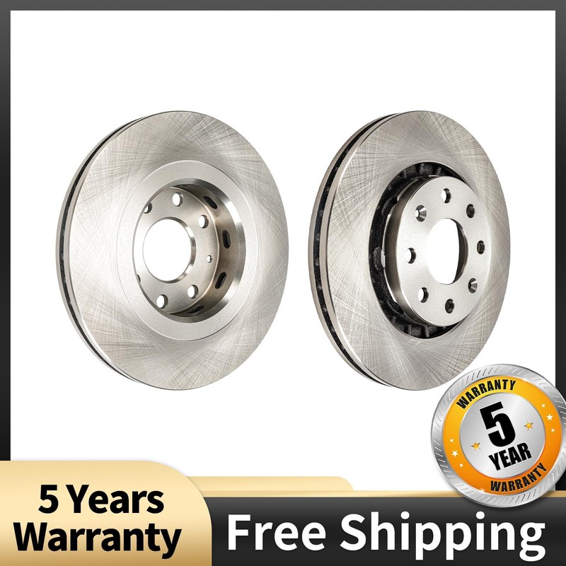 2x Front Brake Rotor For Chevy Spark 2013-2015 Chevy Aveo5 2007-2011 12049008
