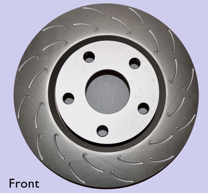 SLOTTED DISC BRAKE ROTORS TO SUIT TOYOTA 86 GT GTS 2.0 JHOOK MAXX FRONT PAIR
