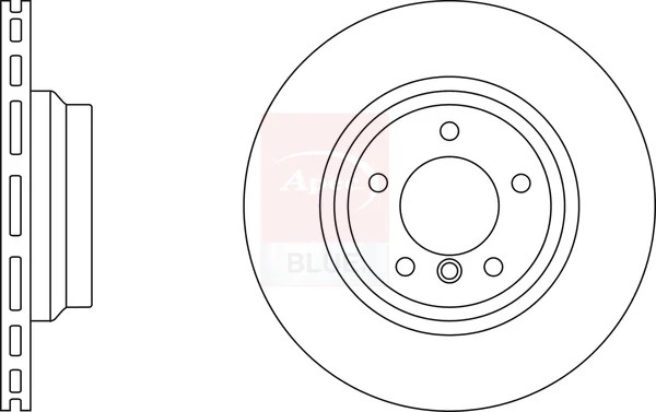 2x Brake Discs Pair Vented fits BMW X1 E84 2.0D Front 09 to 12 N47D20D 330mm Set
