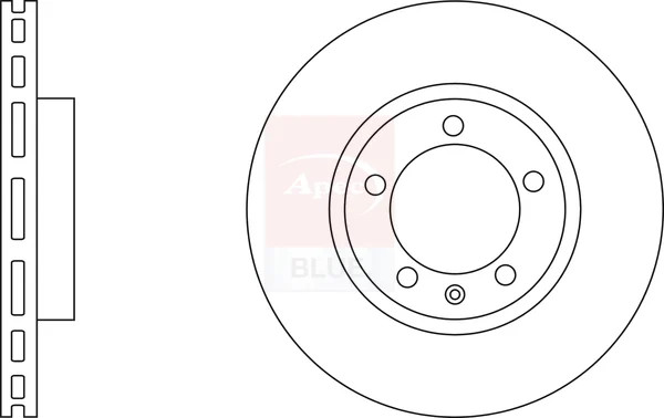 2x Brake Discs Pair Vented fits OPEL MOKKA 76 1.6 Front 2012 on 300mm Set New