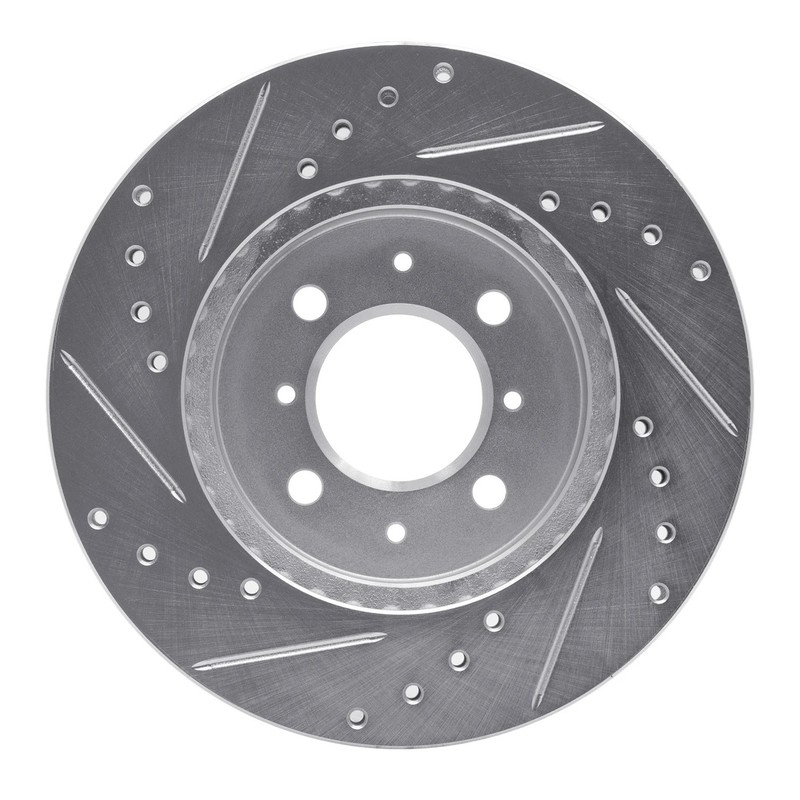 For Sterling 827 89-91 Brake Rotor eLINE Drilled & Slotted 1-Piece Front gallery