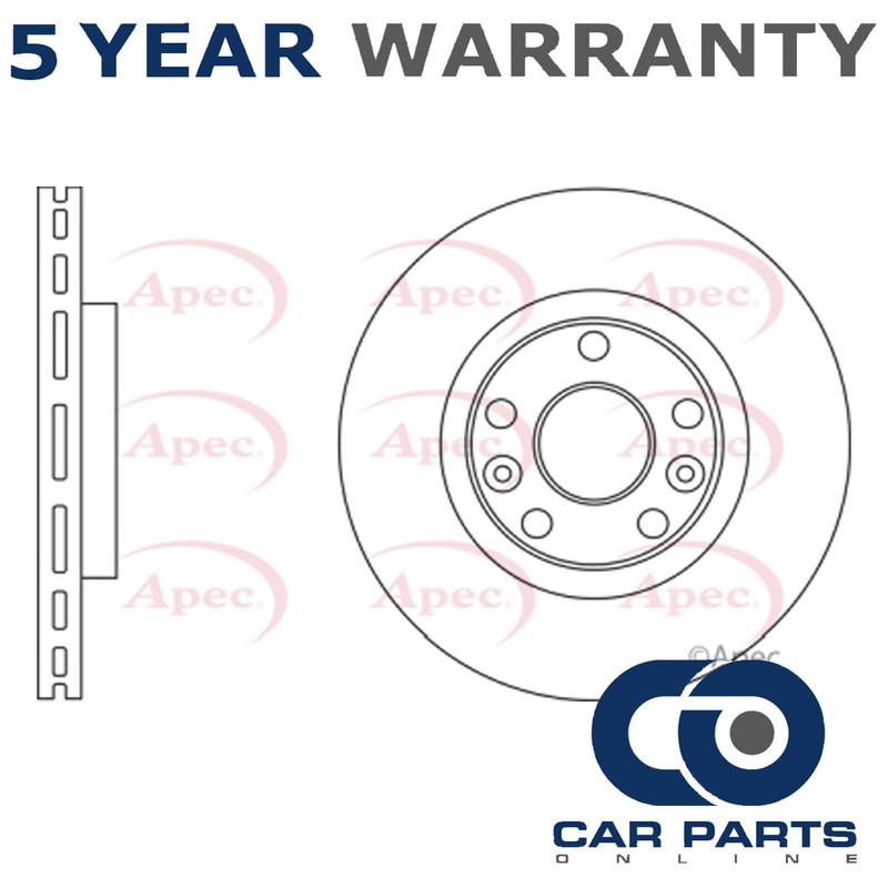 Brake Disc Front CPO Fits Renault Megane 2006-2009 2.0 dCi 7701208848