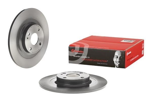 2X Brembo 08.D224.11 Rear Solid Brake Discs Fits Mazda Mx-5 Mx-5 Rf