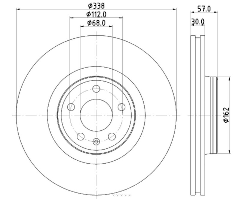 Hella 355125171 Pagid BRAKE ROTORS gallery