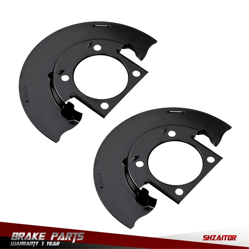 1 Pair Disc Brake-Front-Backing Plate Dust Splash Shield For Cadillac Escalade