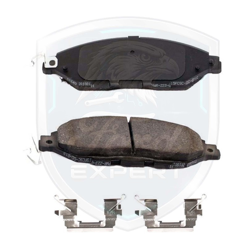 Premium OE Front & Rear Ceramic Brake Pads Kit For 2019-2024 Nissan Infiniti gallery