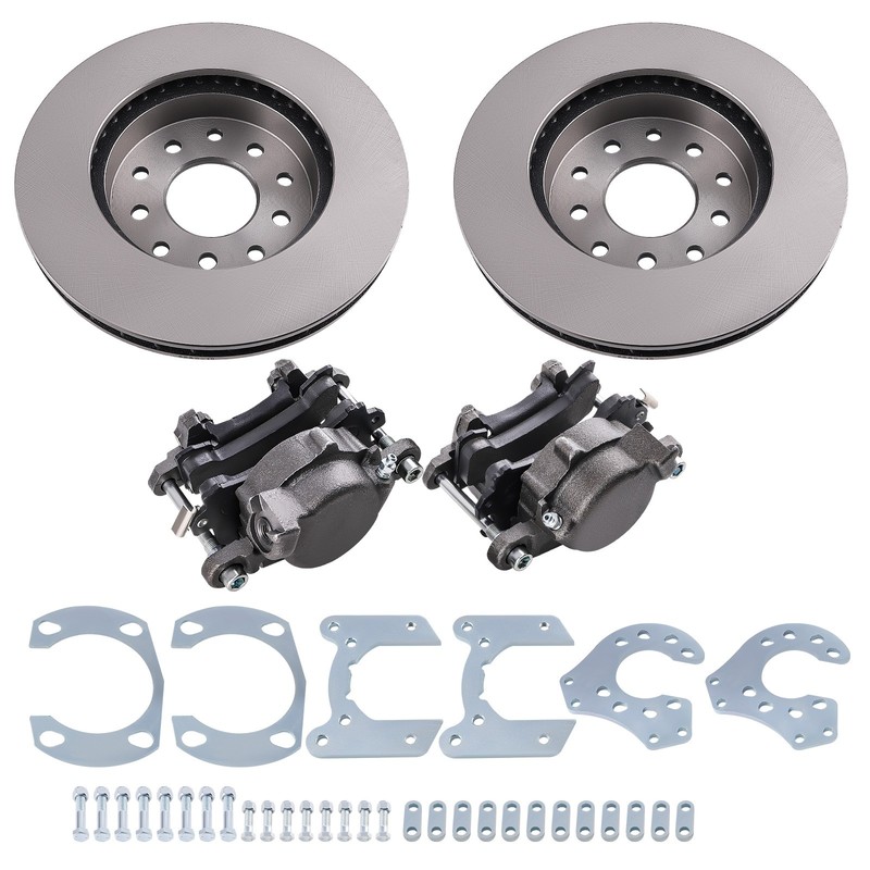 Complete Rear Disc Kit for Ford 9" Axle Big Bearing Style w/Caliper & Rotor New gallery
