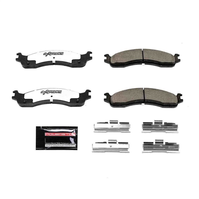 Z36-655A Powerstop 2-Wheel Set Brake Pad Sets Front for F350 Truck E250 Van E350 gallery