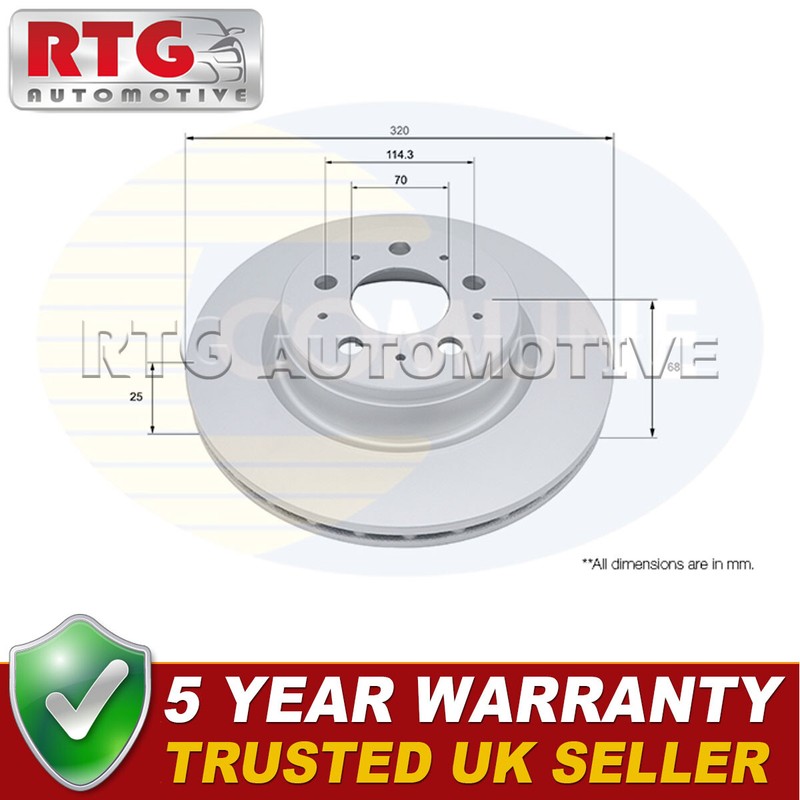 Front Brake Disc Fits Tesla Model 3 2017- Electric #1 104461100D