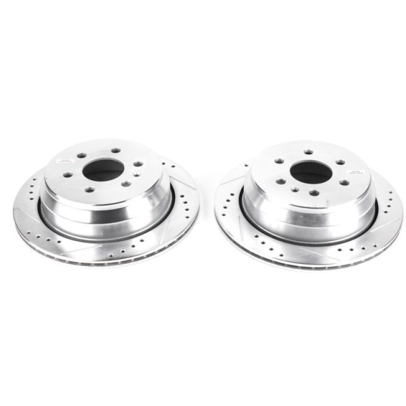 Power Stop Evolution Drilled & Slotted Rotors for Chevrolet Colorado & GMC