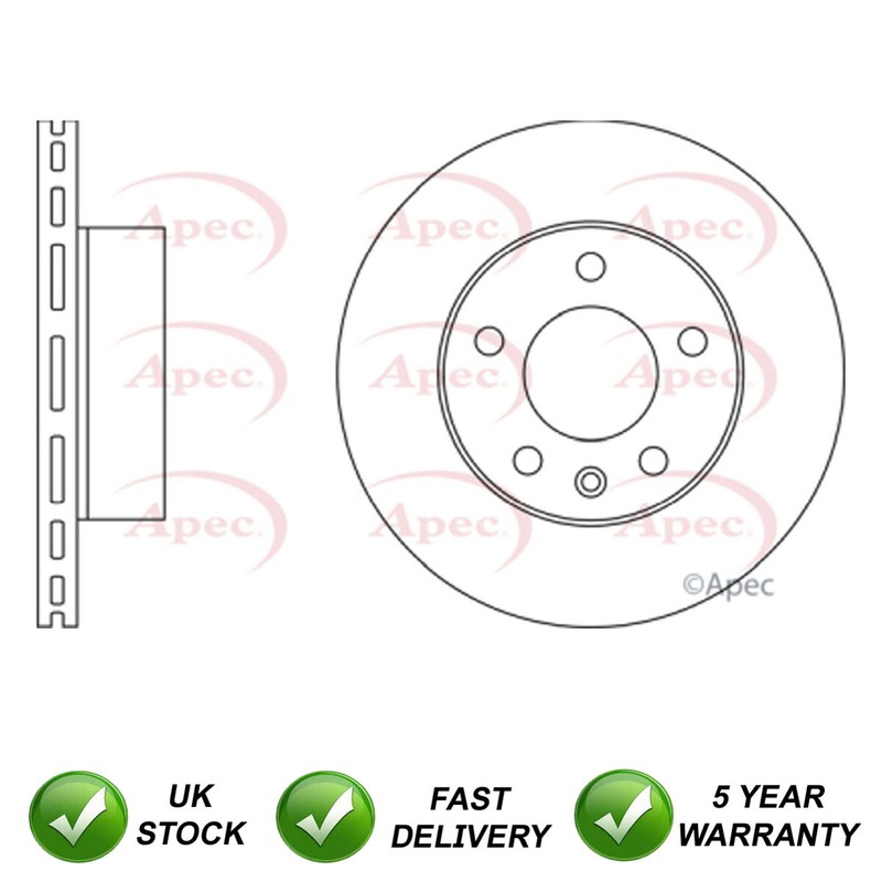 Brake Disc Front SJR Fits LDV Maxus 2005-2009 2.4 D 545110026