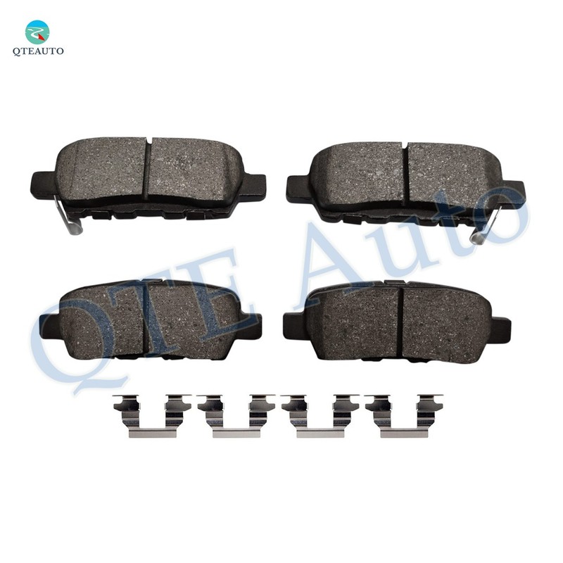 6 Rear 292mm Brake Rotors-Ceramic Brake Pad Kit To 2014 2015 Nissan Rogue Select gallery