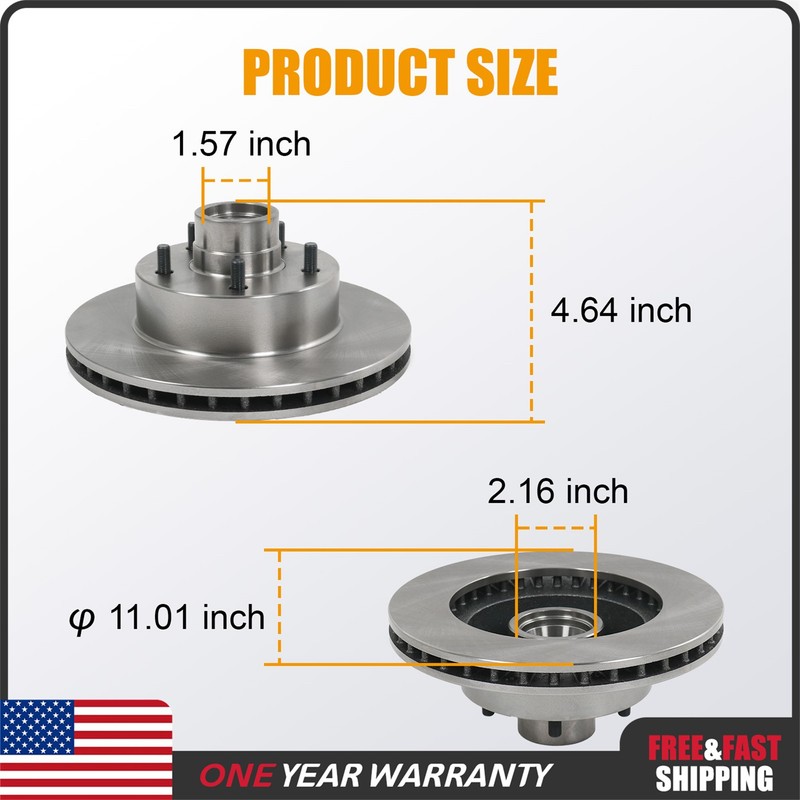 Disc Brake Conversion Kit Front For Chevy 1949-54 Corvette 1953-62 5 on 4.75" gallery