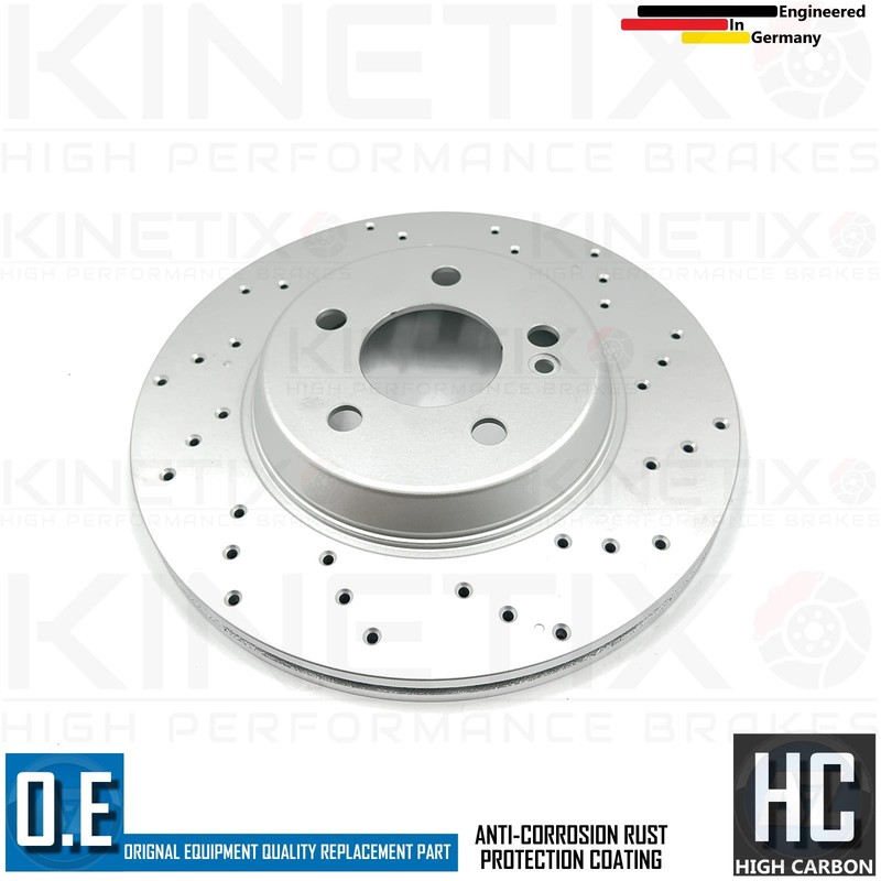 FOR MERCEDES C300de AMG SPORT REAR BRAKE DISCS BREMBO PADS SENSOR 300mm gallery