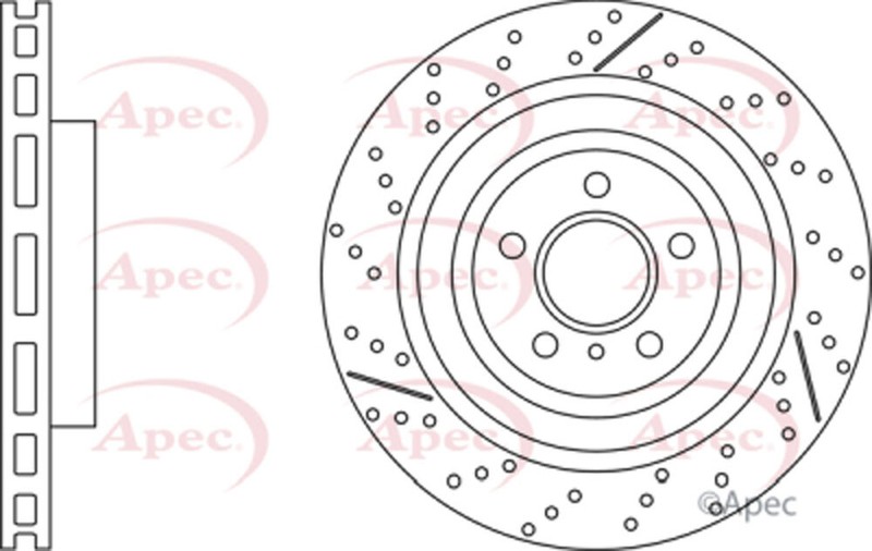 KGF Rear 1x Brake Disc Fits GL-Class M-Class GLE GLS 3.0 CDi 4.7 5.5 6.2 gallery