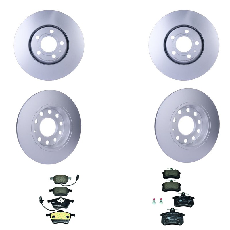 Hella Disc Brake Rotor Kit For Audi