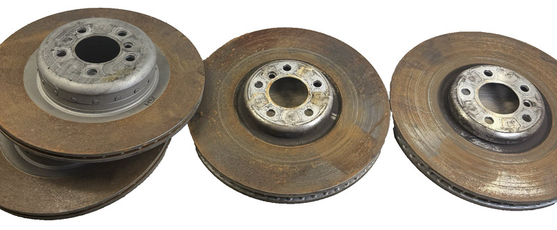 10-14 BMW E70 E71 X5M X6M S63 FRONT & REAR ROTORS PASSENGER/DRIVER 3K MILES