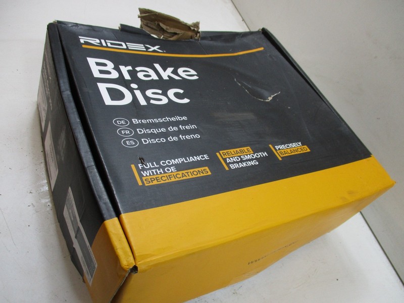 Mercedes ML brake discs pair rear solid W164 05 to 11 R Class Ridex 82b0508