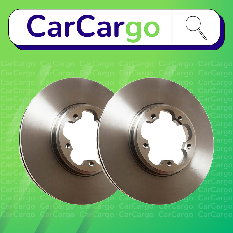 Vented Front Brake Discs Ford Transit Custom 2.0 EcoBlue 2015-2023 288 mm