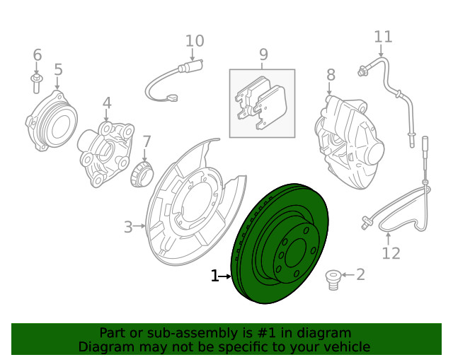 Genuine BMW Rotor 34-20-7-889-667 gallery