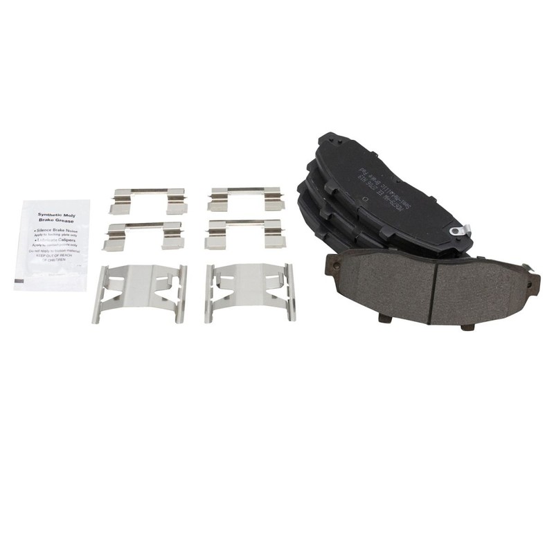 Front Premium Semi Metallic Disc Brake Pad & Rotor Kit w/Chemicals for Truck gallery