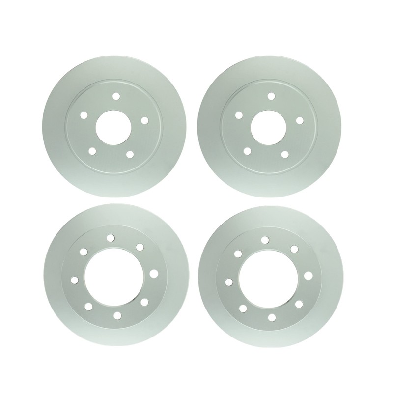 Bosch QuietCast Front 335mm Rear 351mm Disc Brake Rotors Kit For Ram 1500 06-08