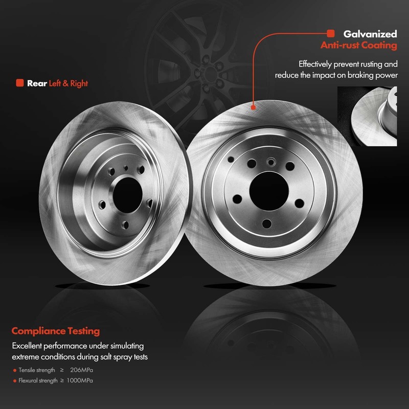 Disc Rotors & Ceramic Brake Pads for Mercedes-Benz W164 ML320 R320 Front & Rear gallery