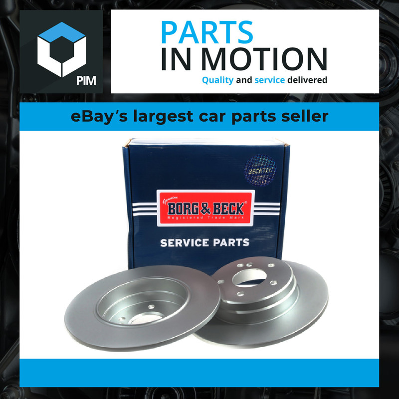 2x Brake Discs Pair Solid fits MERCEDES CLK280 A209, C209 3.0 Rear 05 to 10 Set