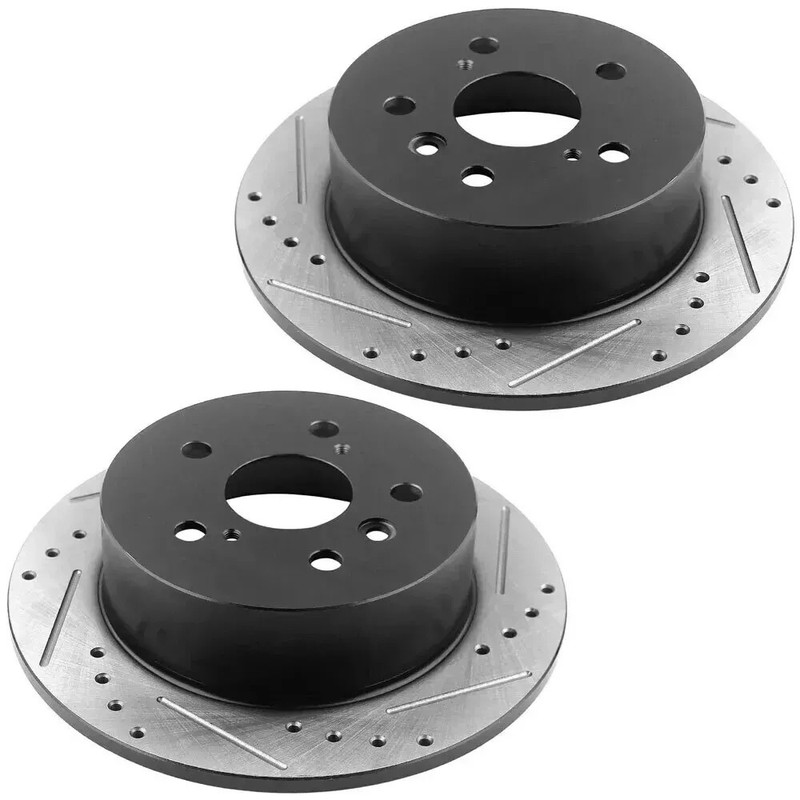 For Enclave Chevy Traverse Acadia Front Rear Drilled Brake Rotor Brake Pads gallery