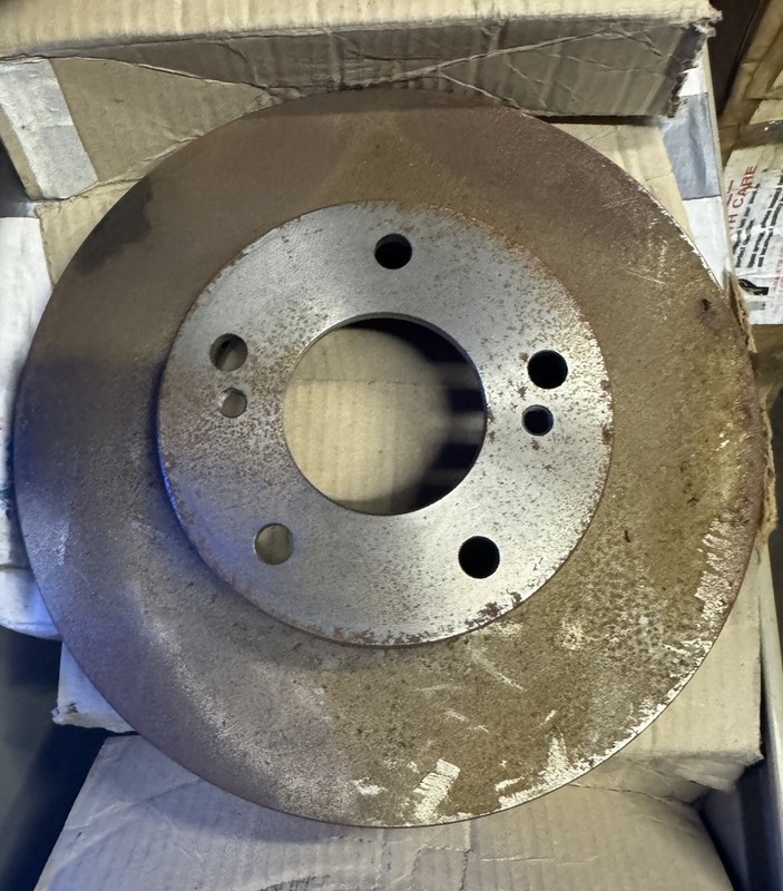Pair NOS 86-89 Nissan 300ZX Turbo Z31 Front Brake Rotors OEM 40206-22P02 gallery