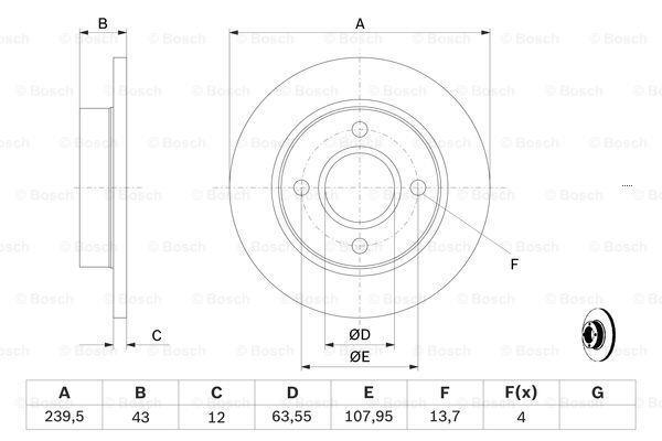 Fits Ford Ka Fiesta 1.2 1.3 1.4 1.8 D + Other Models PV Front Brake Disc gallery