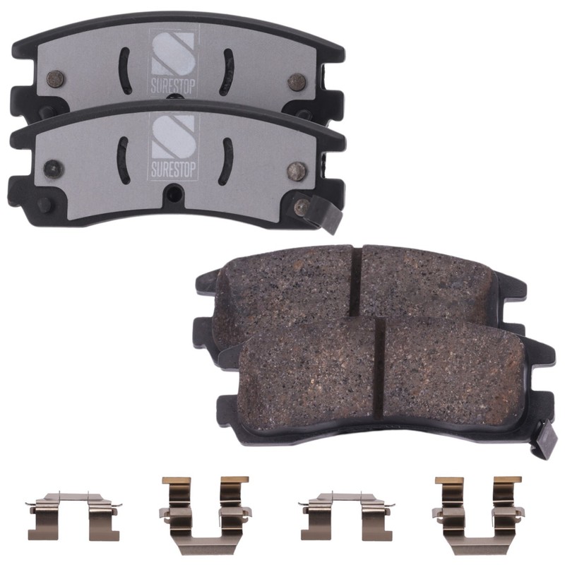 Brake Pad Set For 1999-2005 Pontiac Grand Am Rear 2-Wheel Set FWD