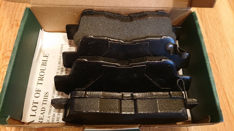 NAPA True Stop disc brake pads TS 7441 Toyota Camry 1992-2001 RAV4 1996-2001