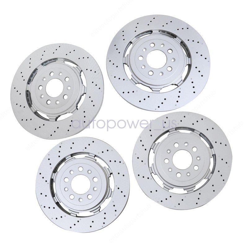 For 2017-2024 Alfa Romeo Giulia Stelvio Quadrifoglio 4X Front &Rear Brake Rotors gallery