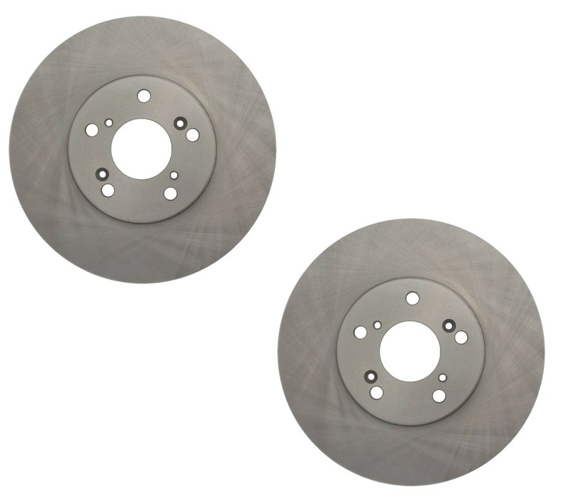 2 CENTRIC Left+Right Front Brake Disc Rotors Kit for Acura for Honda READ NOTES!