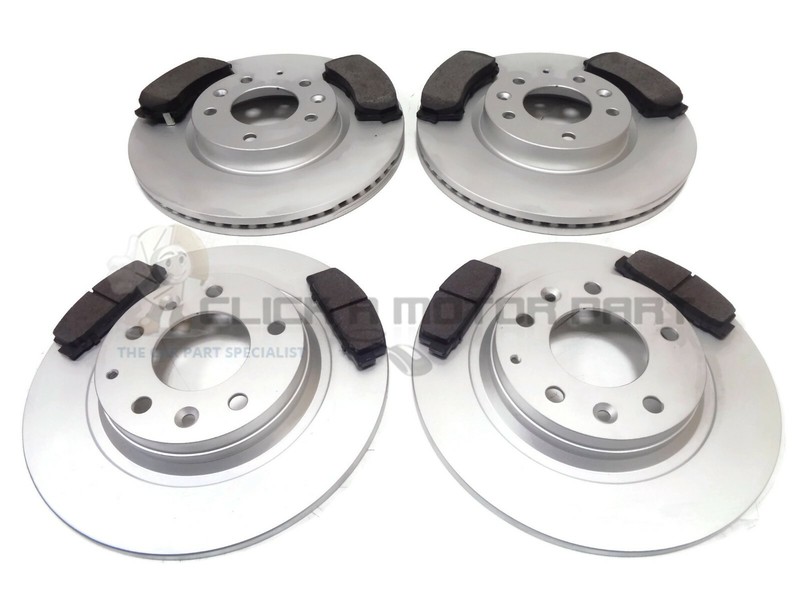 FRONT & REAR BRAKE DISCS & PADS FOR MAZDA 6 MK2 GH 2.0i 2.0 2.2 CD 2.5i SPORT